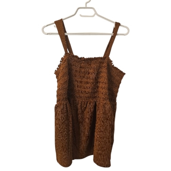 Penningtons Tops - Brown Penningtons Women's Smocking Knit Top